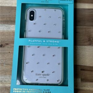 kate spade White Studded iPhone XS Max Case
